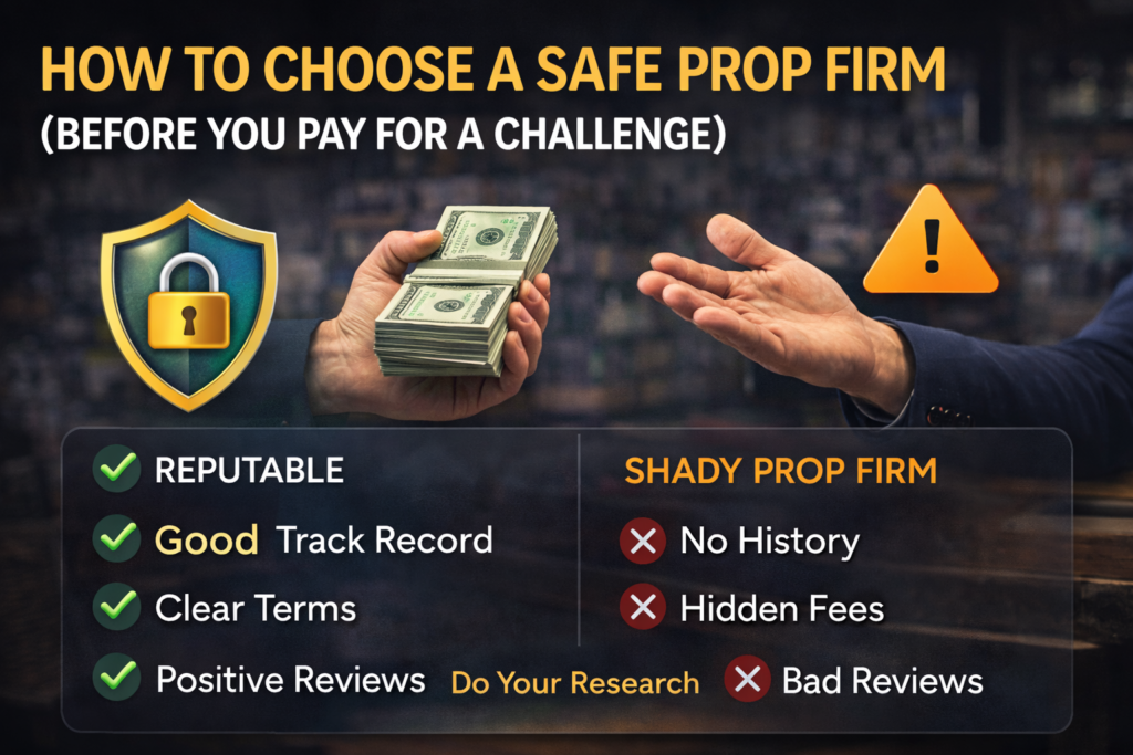 How to Choose a Safe Prop Firm (Before You Pay for a Challenge) how to choose a safe prop firm