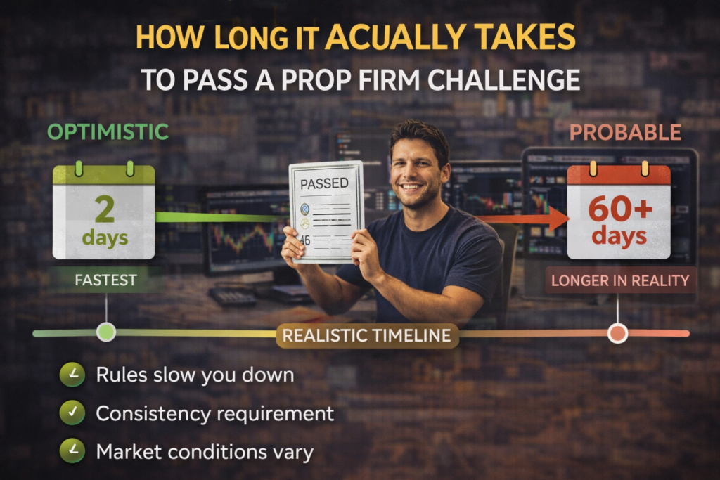 How Long It Actually Takes to Pass a Prop Firm Challenge prop firm challenge timeline breakdown