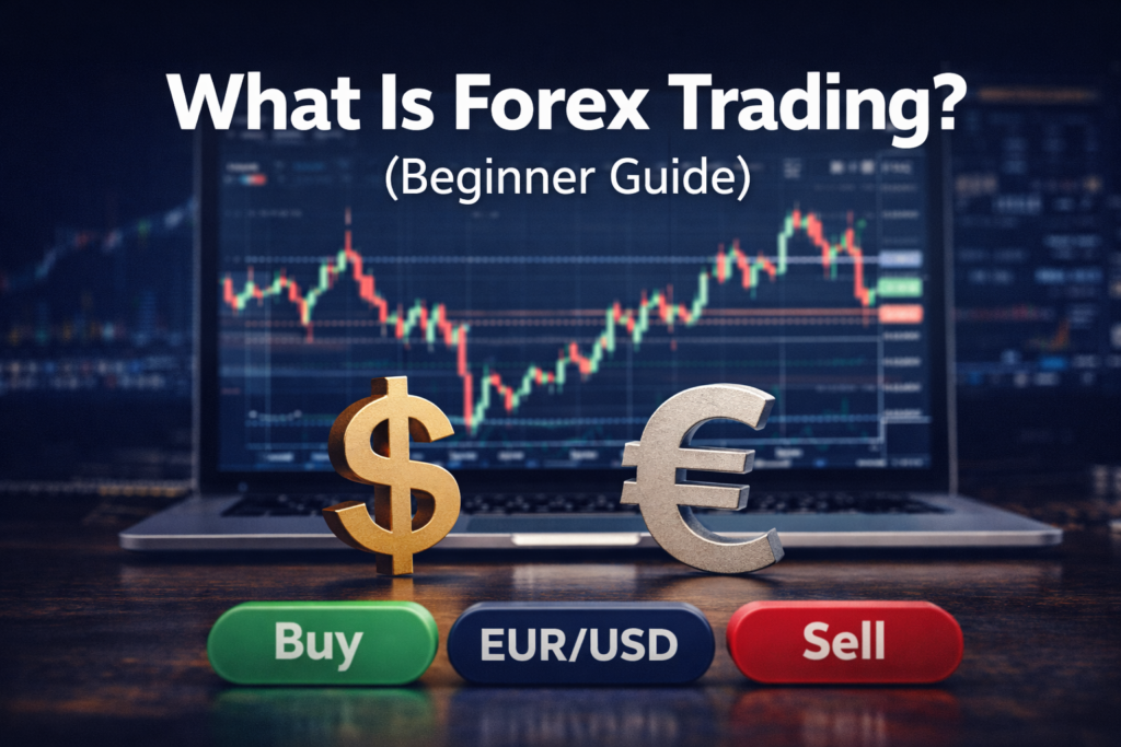 What Is Forex Trading? (Beginner Guide) forex trading basics with currency symbols